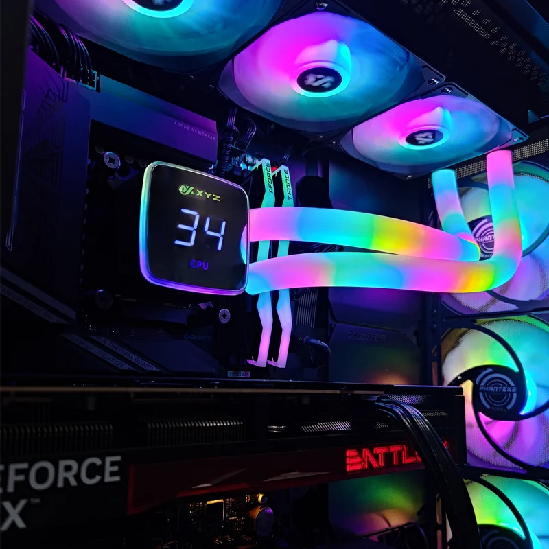 Ultra Eclipse Black Desktop Gaming PC | AMD Ryzen 7 9800X3D | 32GB (2x16GB) RAM | 2TB SSD | RTX 5070 Ti | Windows 11 Pro