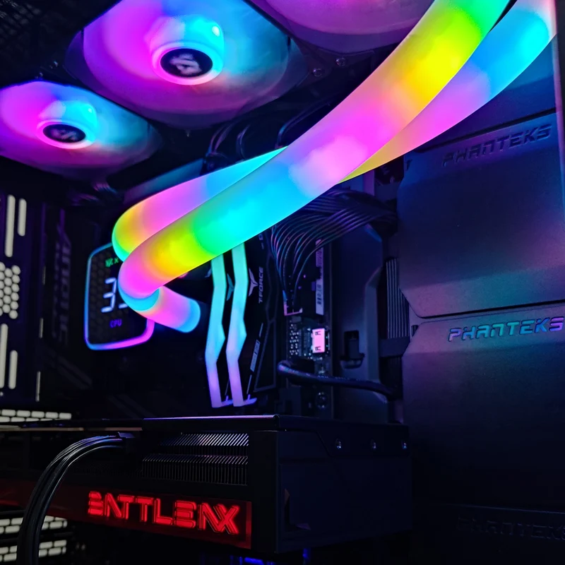 Ultra Eclipse Black Desktop Gaming PC | AMD Ryzen 7 9800X3D | 32GB (2x16GB) RAM | 2TB SSD | RTX 5070 Ti | Windows 11 Pro