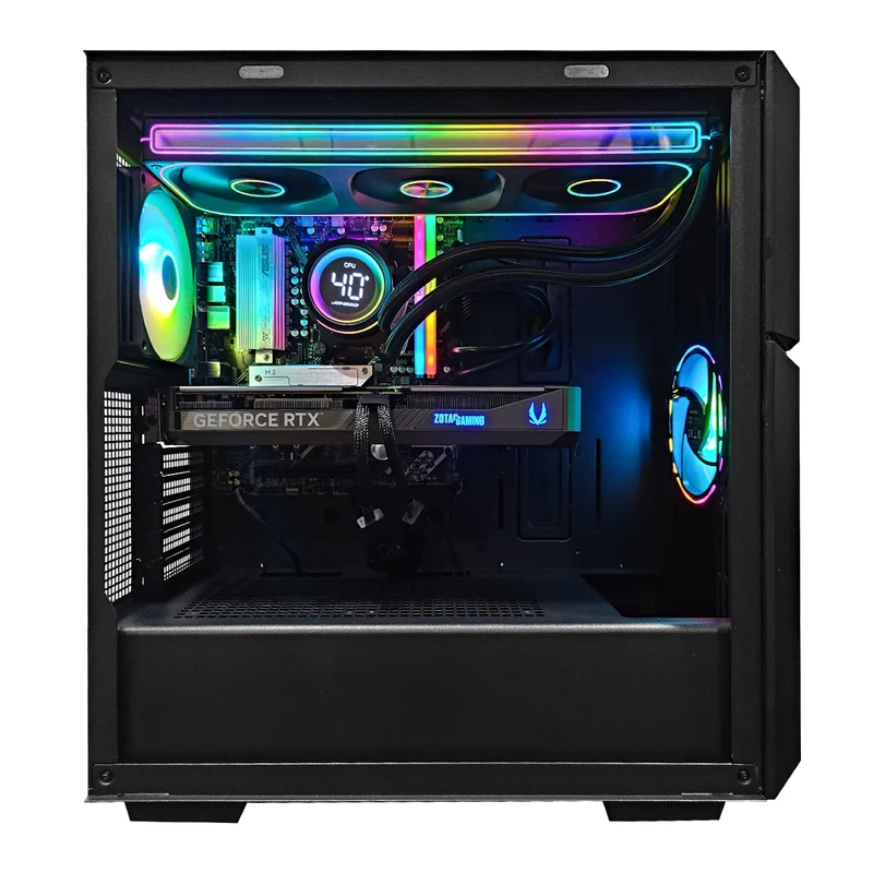 Sophos Cyclops Black Desktop Gaming PC | AMD Ryzen 7 7700 | 32GB (2x16GB) RAM | 1TB SSD | RTX 5070 | Windows 11 Pro