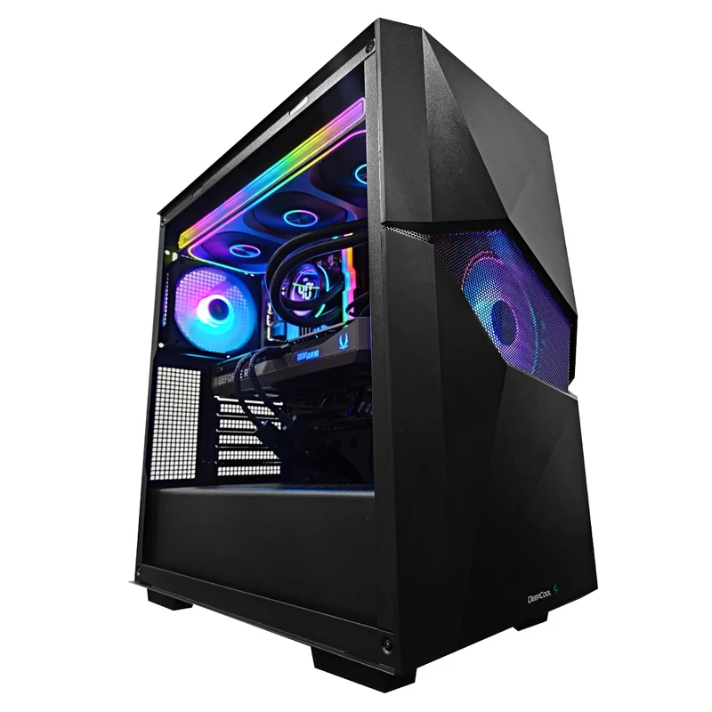 Sophos Cyclops Black Desktop Gaming PC | AMD Ryzen 7 7700 | 32GB (2x16GB) RAM | 1TB SSD | RTX 5070 | Windows 11 Pro