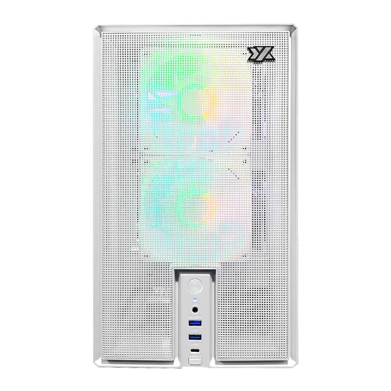 Aurora Atom White Desktop Gaming PC | AMD Ryzen 7 8700F | 16GB (2x8GB) RAM | 1TB SSD | RTX 5060 Ti | Windows 11 Pro