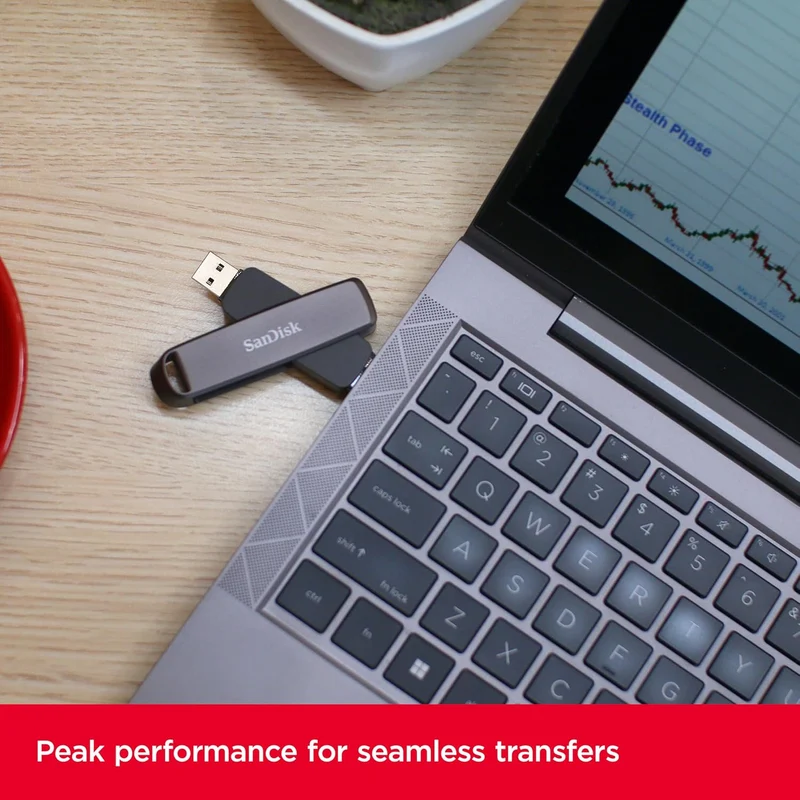 Sandisk Extreme Pro 256GB Dual Drive USB 3.2 Gen 2 USB-C & USB-A 1000MB/s Read / 900MB/s Write Flash Drive