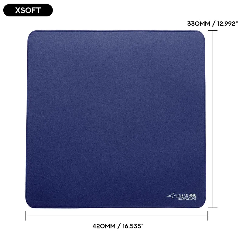 Artisan Ninja FX Hien Gaming Mousepad - Navy Blue (XSOFT, SOFT, MID) (L, XL, XXL)
