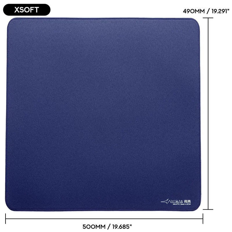 Artisan Ninja FX Hien Gaming Mousepad - Navy Blue (XSOFT, SOFT, MID) (L, XL, XXL)