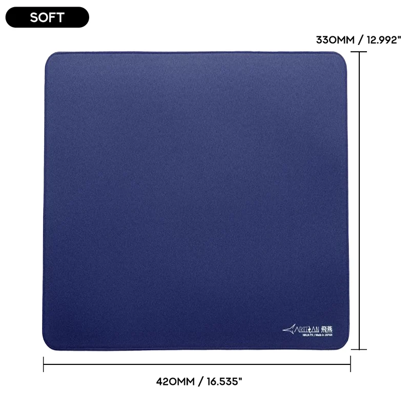 Artisan Ninja FX Hien Gaming Mousepad - Navy Blue (XSOFT, SOFT, MID) (L, XL, XXL)