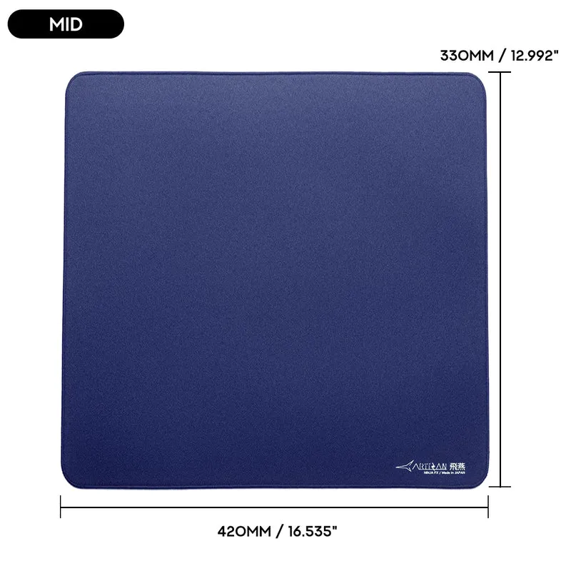 Artisan Ninja FX Hien Gaming Mousepad - Navy Blue (XSOFT, SOFT, MID) (L, XL, XXL)