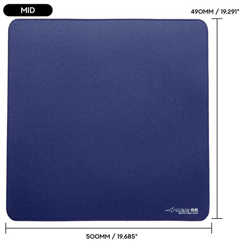 Artisan Ninja FX Hien Gaming Mousepad - Navy Blue (XSOFT, SOFT, MID) (L, XL, XXL)