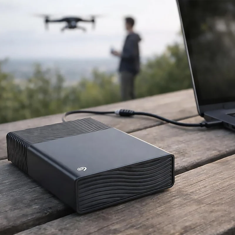 Seagate One Touch Desktop Hub 16TB USB-C External Hard Drive (STNB16000400)