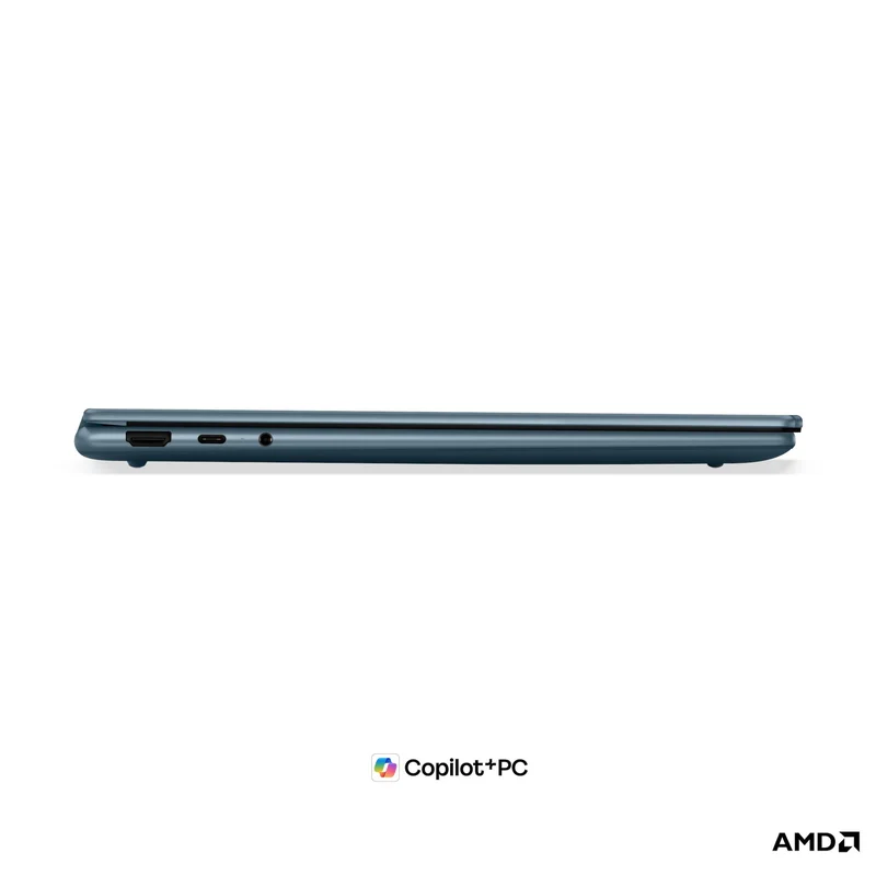 Lenovo Yoga 7 2-in-1 14AGP11 83TD001QPH Copilot+ PC Laptop (Tidal Teal) | 14" WUXGA (1920x1200) OLED | Ryzen AI 7 445 | 24GB RAM | 1TB SSD | AMD Radeon 840M Graphics | Win 11 Home | MS Office Home 2024 + MS 365 Basic+Pen Gen 2 w/ Case+Tote Sleeve 14" Blue