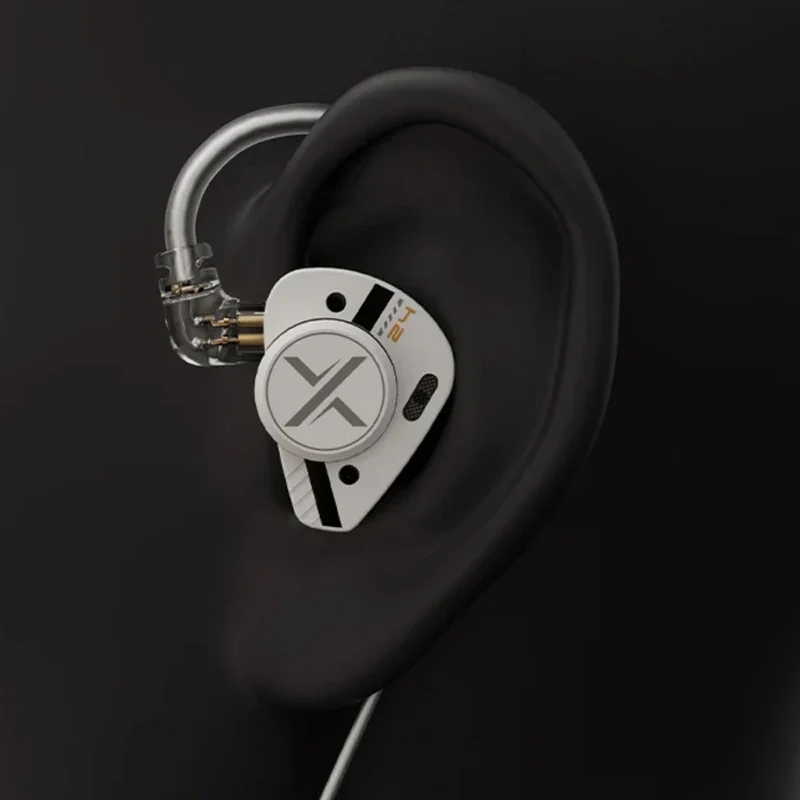 ooopusX Op.24 2DD + 4BA In-Ear Monitor without Mic (3.5mm) (Silver)