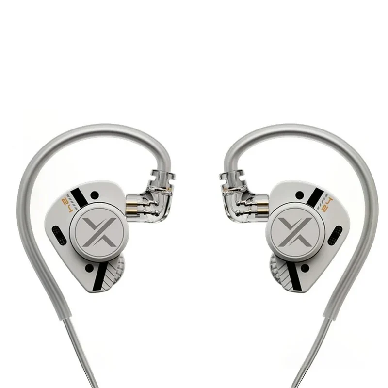 ooopusX Op.24 2DD + 4BA In-Ear Monitor without Mic (3.5mm) (Silver)