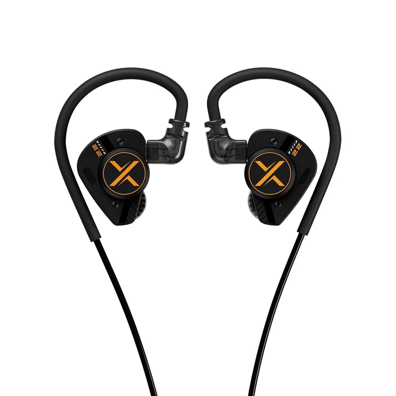 ooopusX Op.22 2DD + 2BA In-Ear Monitor without Mic (3.5mm) (Midnight Black)