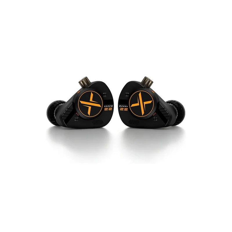 ooopusX Op.22 2DD + 2BA In-Ear Monitor without Mic (3.5mm) (Midnight Black)