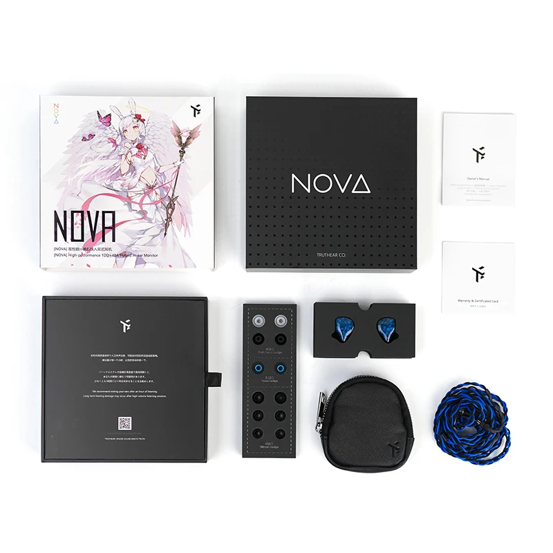 Truthear Nova 1DD + 4BA Hybrid In-Ear Monitor with Detachable Cable