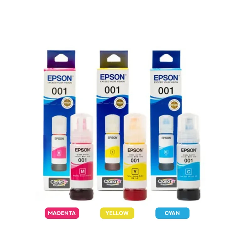 Epson 70ml Ink Bottle (Cyan, Magenta, Yellow) (C13T03Y200, C13T03Y300, C13T03Y400)