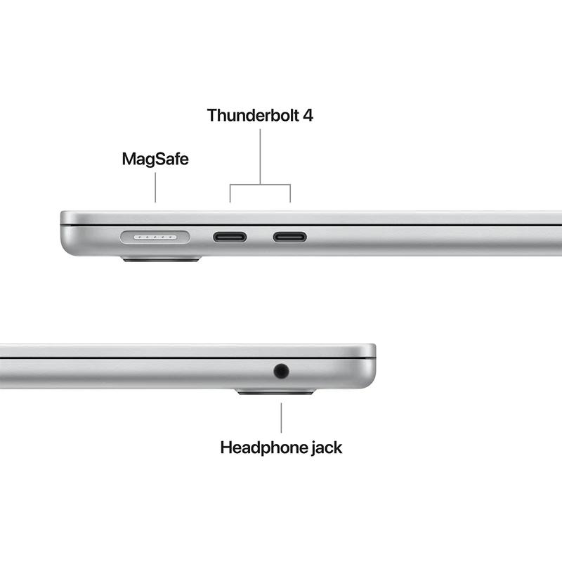 Apple MacBook Air 13" 16GB+512GB M5 Chip with 10-Core CPU & 8-Core GPU (Silver) (MDH74PP/A)