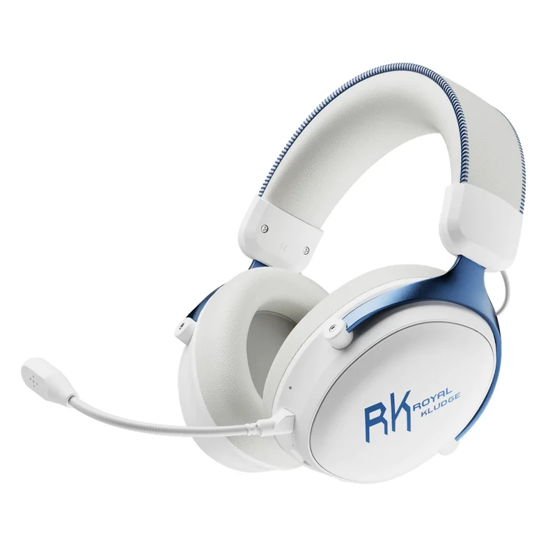 Royal Kludge RK HG105 Quad-Mode Gaming Headphone (Cyborg White, Black Ops)