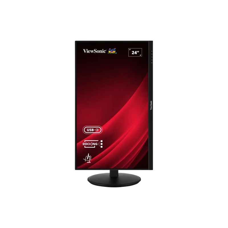 ViewSonic VG2409U-2 24" FHD (1920x1080) 100Hz 4ms GTG IPS Monitor with USB-C Docking Station and Tilt/ Height/ Swivel/ Pivot Adjustment