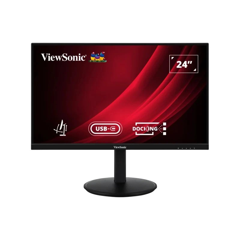 ViewSonic VG2409U-2 24" FHD (1920x1080) 100Hz 4ms GTG IPS Monitor with USB-C Docking Station and Tilt/ Height/ Swivel/ Pivot Adjustment
