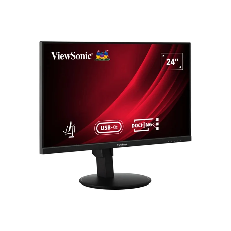 ViewSonic VG2409U-2 24" FHD (1920x1080) 100Hz 4ms GTG IPS Monitor with USB-C Docking Station and Tilt/ Height/ Swivel/ Pivot Adjustment