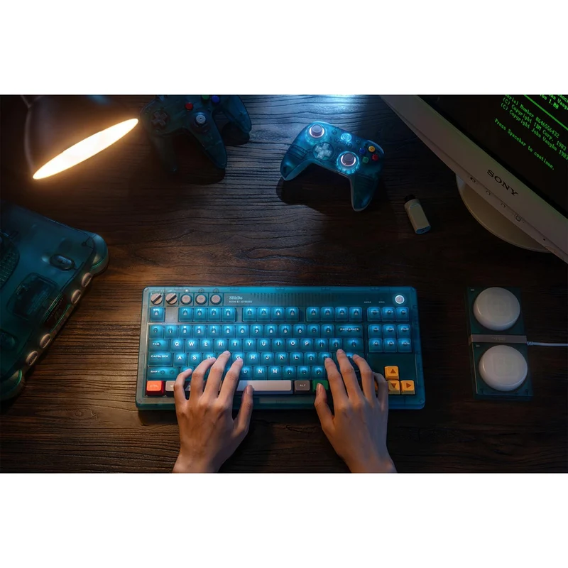 8Bitdo Retro 87 Mechanical Keyboard (Clear Blue) (85HD)
