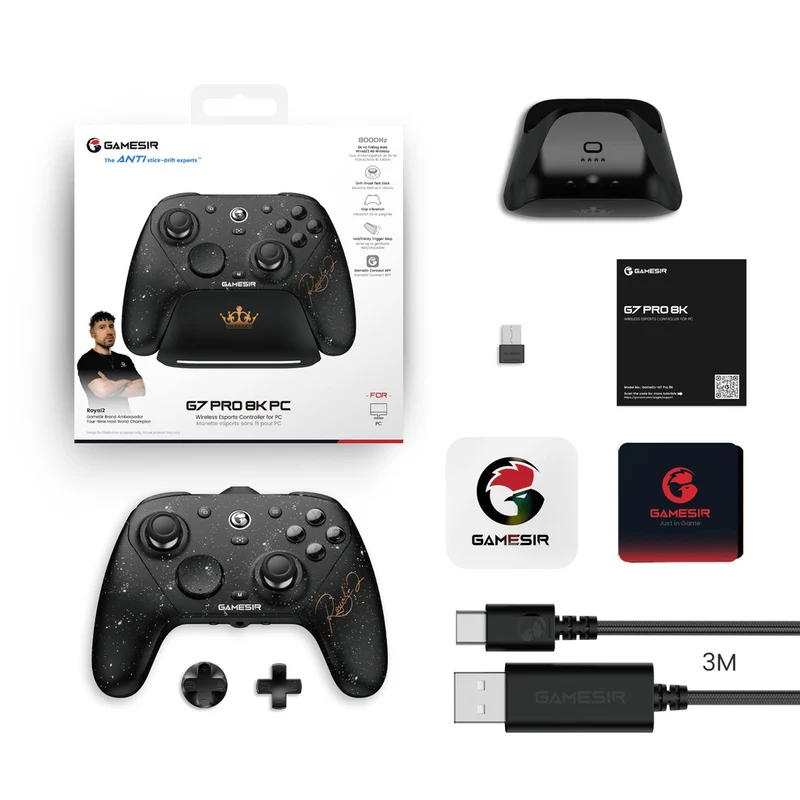 GameSir G7 Pro 8K PC Wireless eSports Gaming Controller for PC (Royal2 Edition)