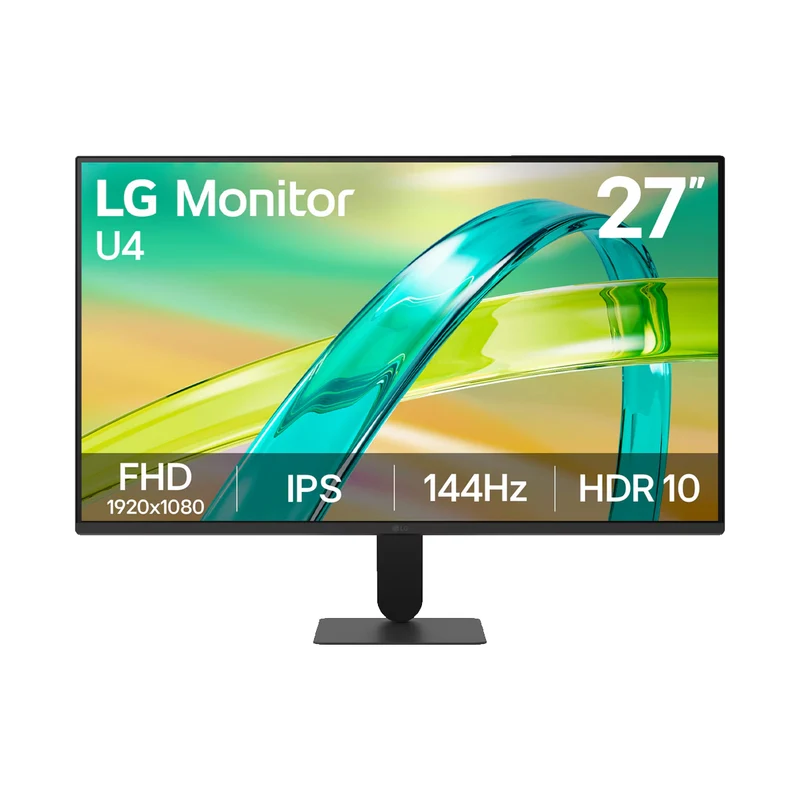LG 27U411B-B 27" FHD (1920x1080) 144Hz 1Ms MBR 5Ms GTG IPS Monitor With Tilt Adjustment