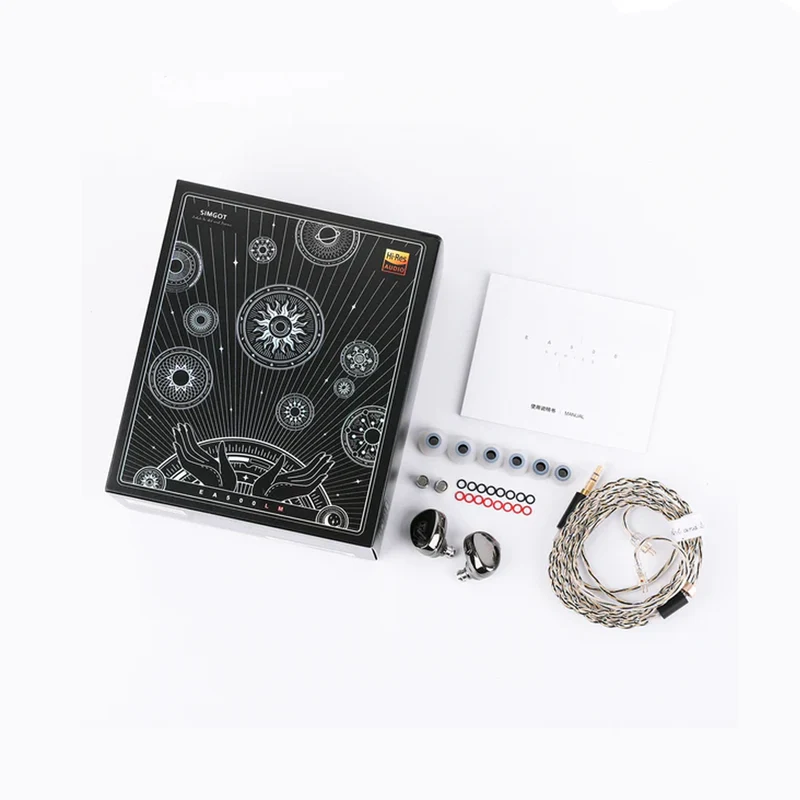 SIMGOT EA500 LM 2nd Gen Dual-Magnet & Dual-Cavity Lithium-Magnesium Diaphragm Dynamic Driver In-Ear Earphone (Grey)