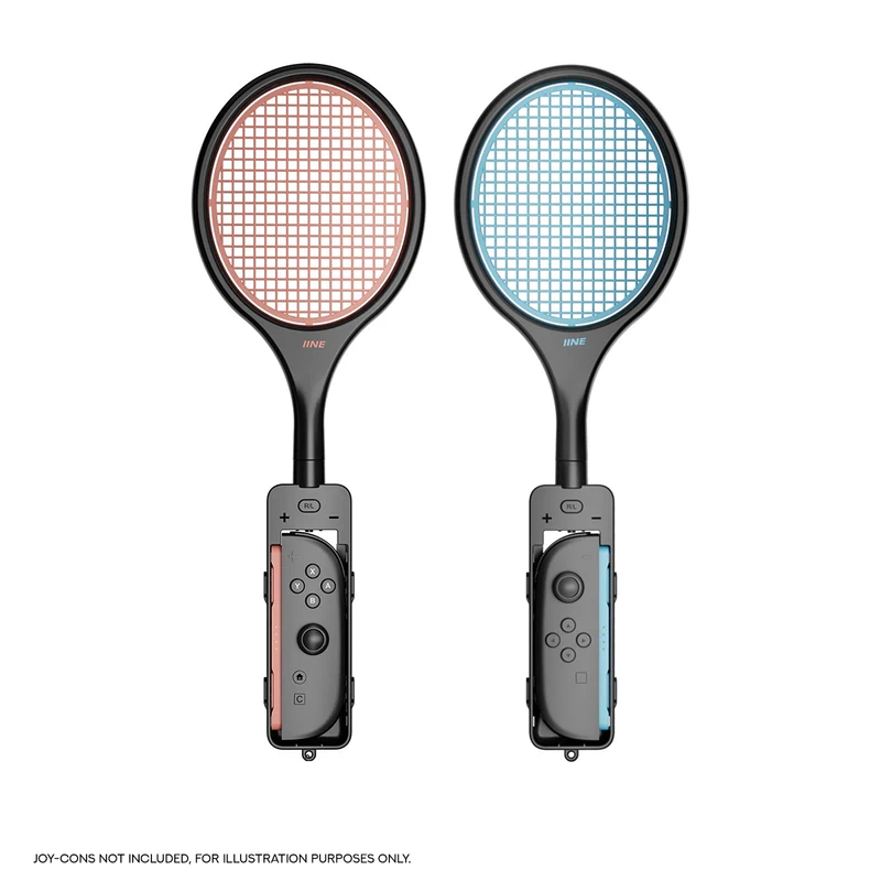 IINE Tennis Racket for Nintendo Switch / Nintendo Switch 2 (Orange/Blue) (L1085)