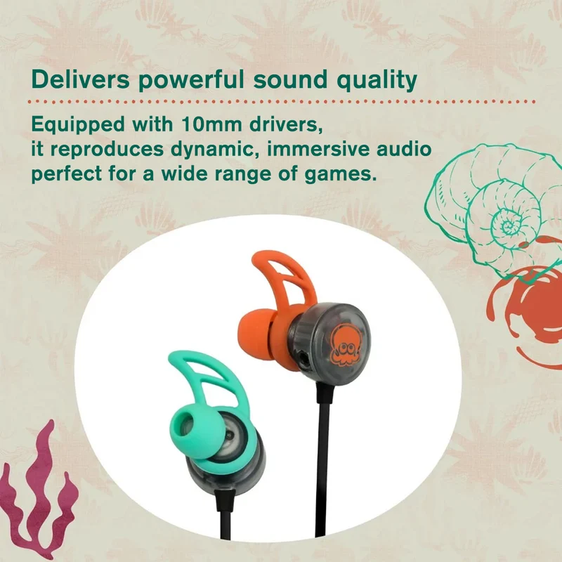 Hori Gaming Earbuds Pro for Nintendo Switch 2 (Splatoon Raiders) (NSX-241A)