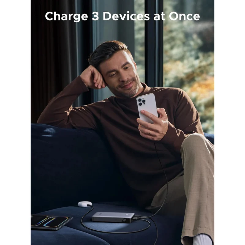 Ugreen 20000mAh 30W Two-Way Fast Charging Power Bank (Gray) (PB532/55989B)