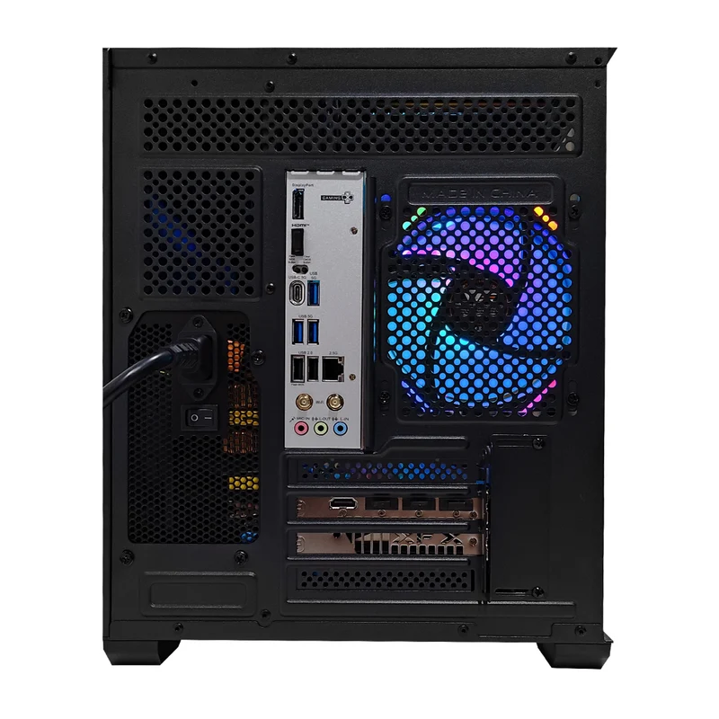Optima Pro PANO Black Desktop Gaming PC | AMD Ryzen 7 7800X3D | 32GB (2X16GB) RAM | 1TB SSD | RX 9070 XT | Windows 11 Pro