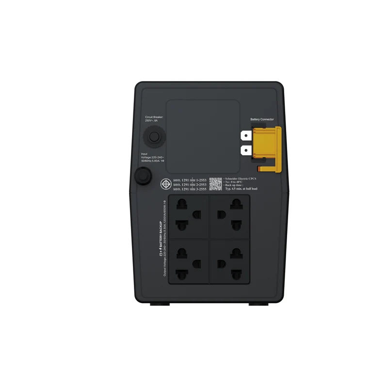 APC Easy UPS BVG1200I-MSN 1200VA / 650W 230V Line Interactive UPS with Built-in AVR (4 NEMA Universal Outlets)