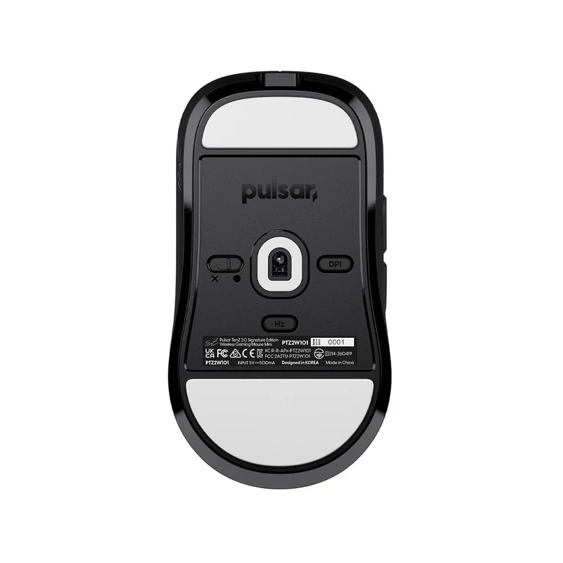 Pulsar TenZ Signature Edition 2.0 Ultra Light Weight eSports Wireless Gaming Mouse Mini (Black) (PTZ2W101)