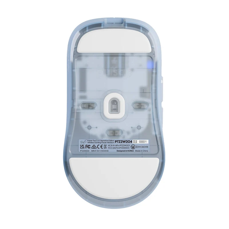 Pulsar TenZ 2.0 Ultra Light Weight eSports Wireless Gaming Mouse Medium (Misty Blue) (PTZ2W204)