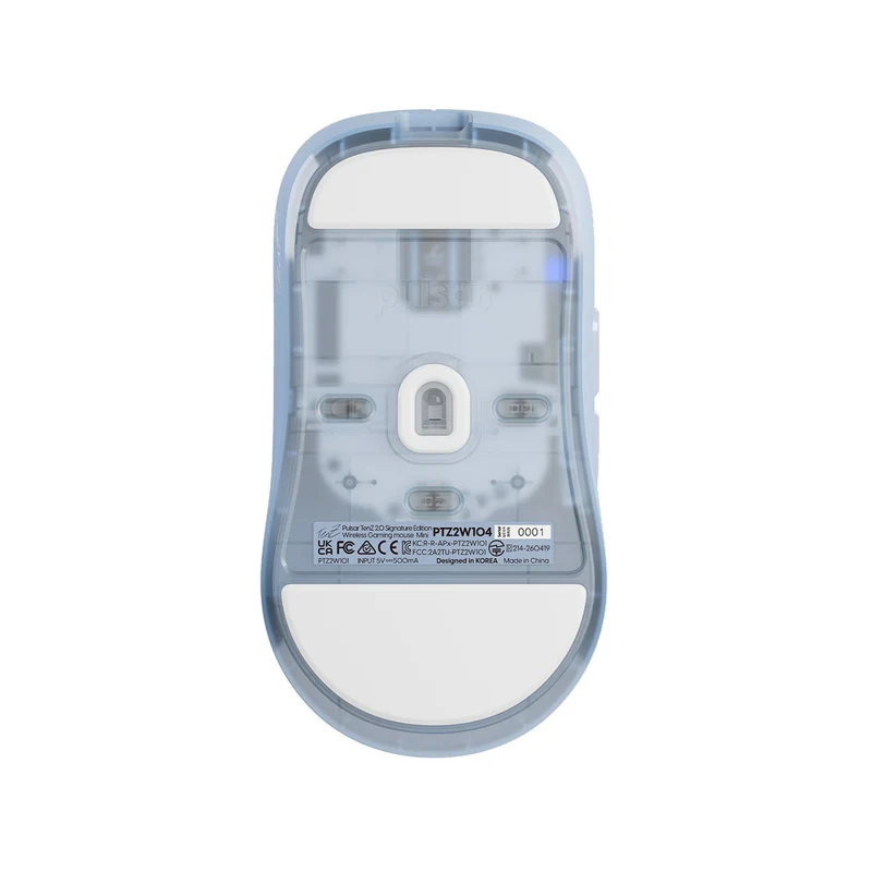 Pulsar TenZ 2.0 Ultra Light Weight eSports Wireless Gaming Mouse Mini (Misty Blue) (PTZ2W104)