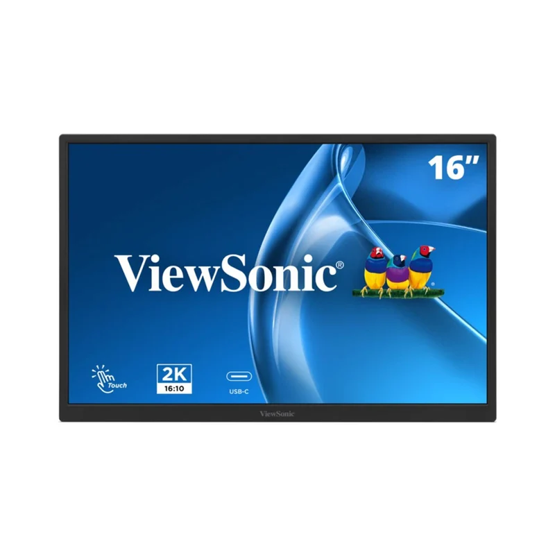 Viewsonic TD1617A-2K 16" WQXGA (2560x1600) 165Hz 3ms Multi-Touch Portable Monitor With USB-C And Tilt Adjustment