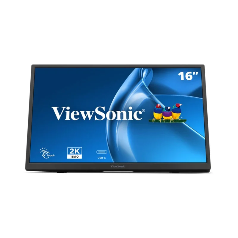 Viewsonic TD1617A-2K 16" WQXGA (2560x1600) 165Hz 3ms Multi-Touch Portable Monitor With USB-C And Tilt Adjustment