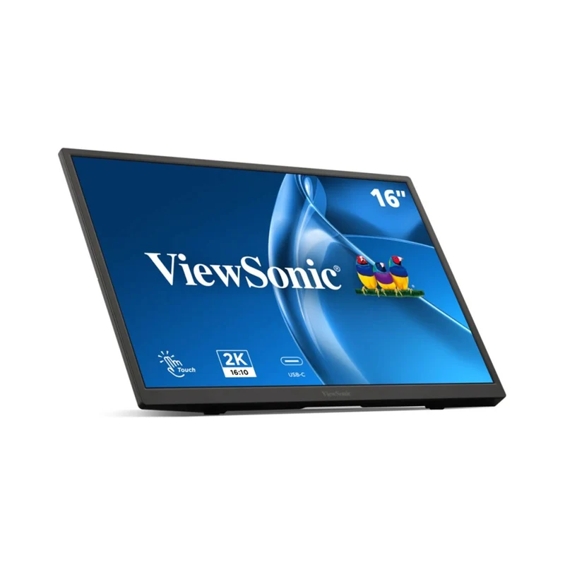 Viewsonic TD1617A-2K 16" WQXGA (2560x1600) 165Hz 3ms Multi-Touch Portable Monitor With USB-C And Tilt Adjustment