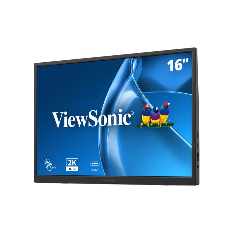 Viewsonic TD1617A-2K 16" WQXGA (2560x1600) 165Hz 3ms Multi-Touch Portable Monitor With USB-C And Tilt Adjustment