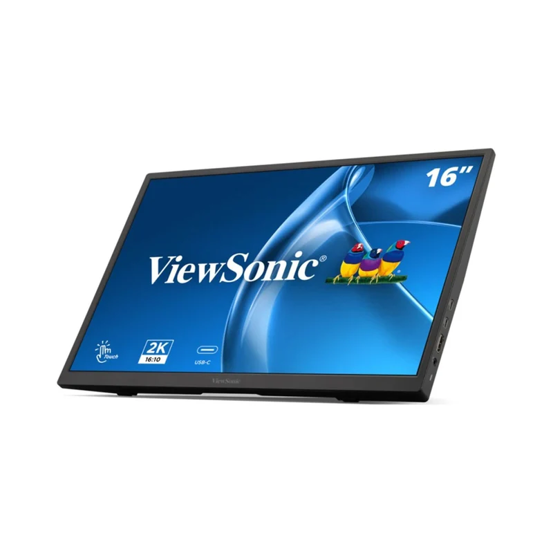 Viewsonic TD1617A-2K 16" WQXGA (2560x1600) 165Hz 3ms Multi-Touch Portable Monitor With USB-C And Tilt Adjustment