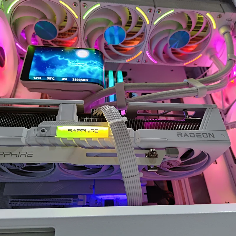 Ultra C301 V2 White Desktop Gaming PC | AMD Ryzen 7 9800X3D | 32GB (2X16GB) RAM | 2TB SSD | RX 9070 XT | Windows 11 Pro