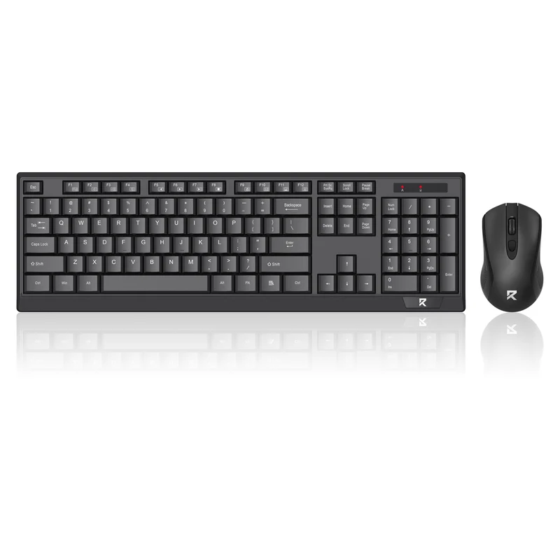 Redragon BS-8343A 2.4G Wireless Keyboard & Mouse Bundle (Black)