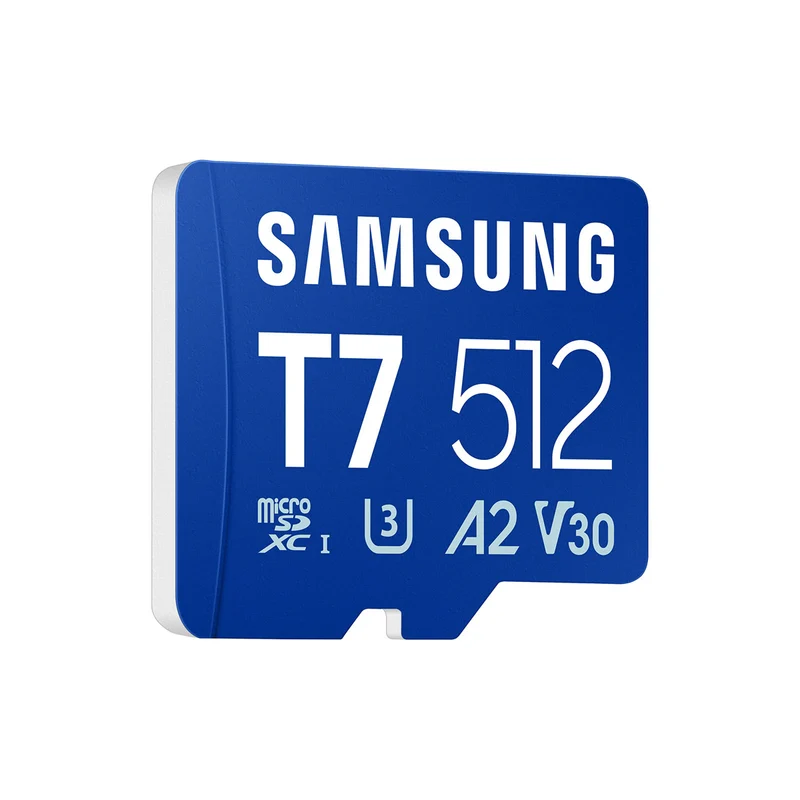 Samsung T7 UHS-I C10 U3 V30 A2 170MB/s Read microSDXC Card (512GB, 1TB) (MB-MB512T, MB-MB1T0T) + Free Juno Blind Box