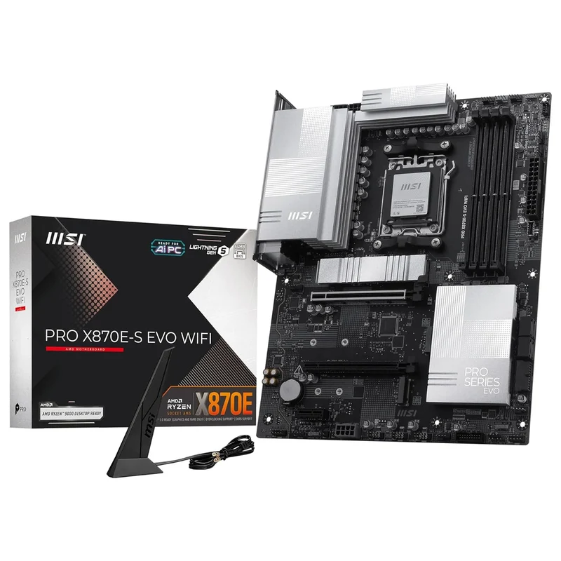 MSI Pro X870E-S EVO WiFi DDR5 AMD Motherboard