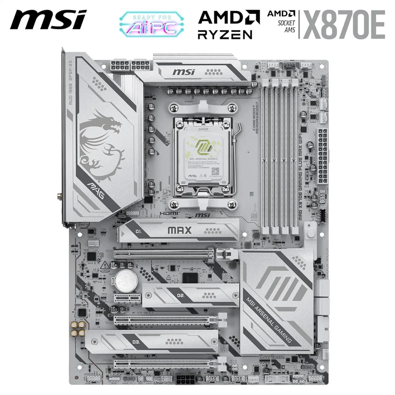 MSI MAG X870E Gaming Plus Max WiFi DDR5 AMD Motherboard