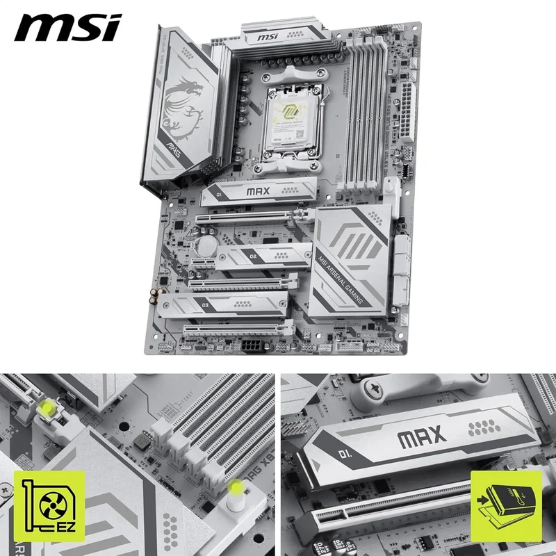MSI MAG X870E Gaming Plus Max WiFi DDR5 AMD Motherboard