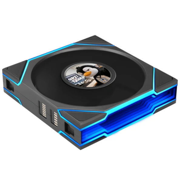 Lian Li Uni Fan TL LCD Flex 120mm Single Cooling Fan (Black, White)
