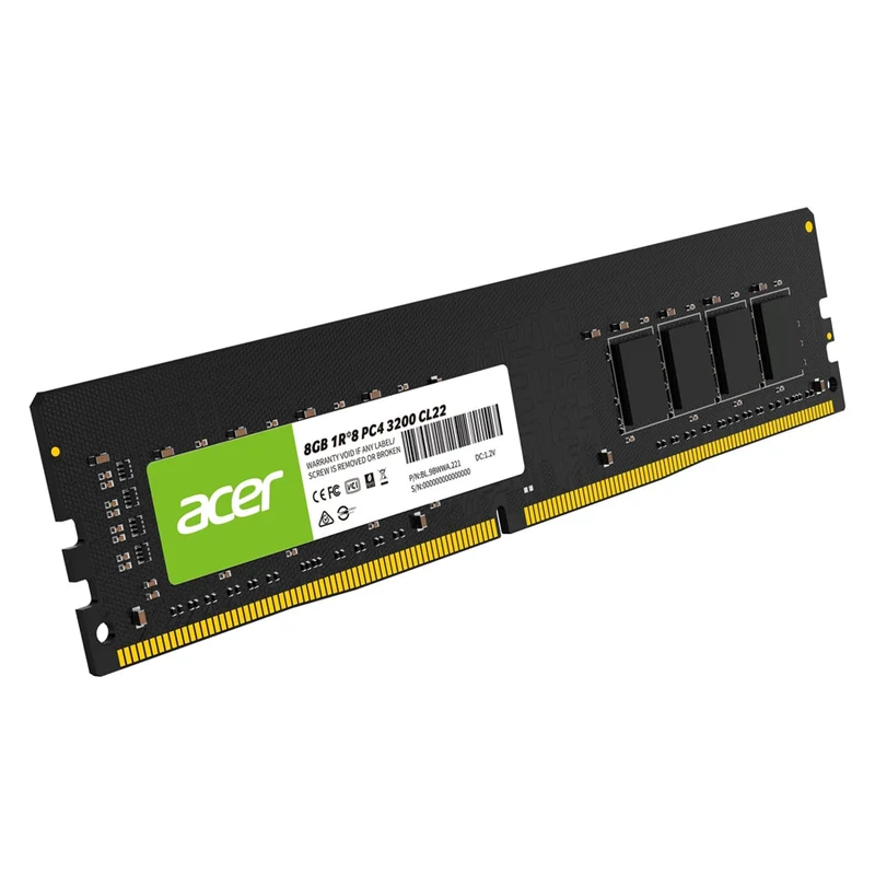 Acer UD100 8GB (1x8GB) 3200MHz CL22 Desktop Memory (BL.9BWWA.222)