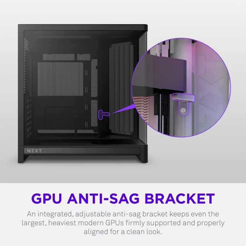 NZXT H6 RGB+ 2026 Compact Dual-Chamber ATX Airflow Case with RGB Fans and Controller (Black, White) (CC-H62FB-P1, CC-H62FW-P1)